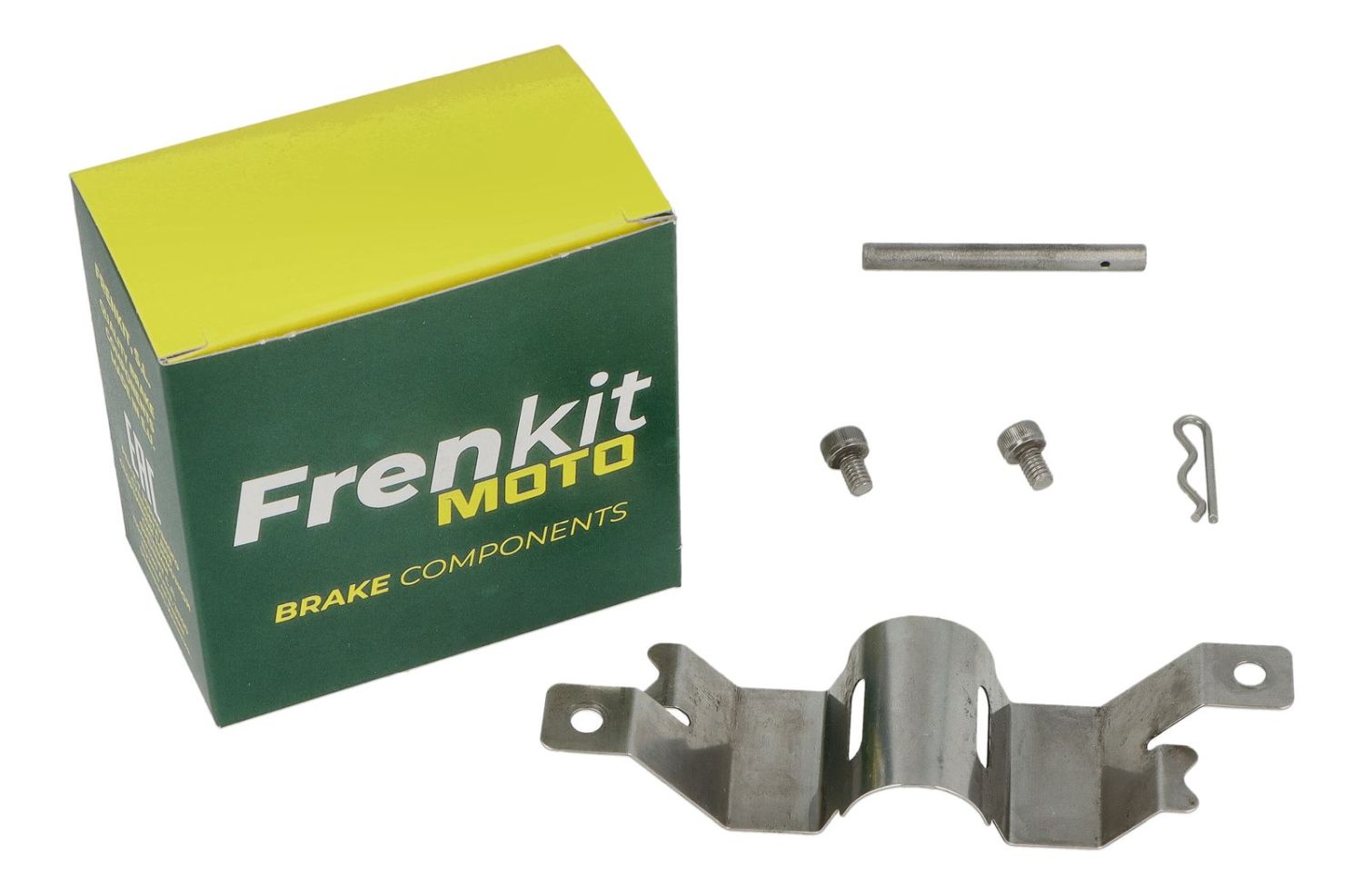 FRENKIT MOTO sada plíšků, čepů a pojistek brzdového třmenu TOKICO přední KAWASAKI GPZ 900 R '90-'96, ZX-11 NINJA '97-'01, ZX-6R '94-'98, ZX-9R '93-'95, ZEPHYR 1100 '91-'96, ZXR 750 / R '89-'95