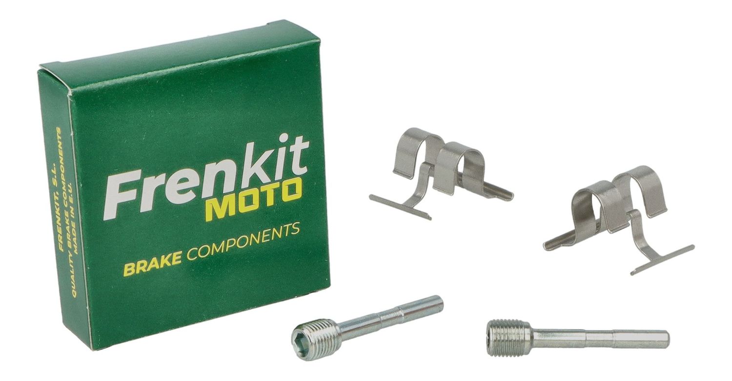 FRENKIT MOTO sada zajišťovacích plíšků, čepů a pojistek brzdového třmenu NISSIN přední KAWASAKI GTR 1400 '07-'16, ZX-14R NINJA '13-'20, ZX-6R NINJA '05-'12, ZX-6R 636 '13-'17, Z 1000 '03-'11, ZZ-R 1400 '06-'11