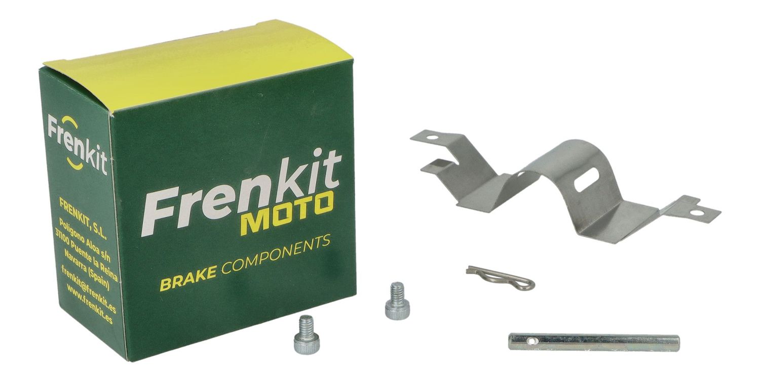 FRENKIT MOTO sada zajišťovacích plíšků, čepů a pojistek brzdového třmenu TOKICO přední KAWASAKI ZX-6R NINJA '94-'02, ZX-12R NINJA '00-'05, ZX-7R NINJA '96-'03, ZX-9R NINJA '96-'01, VN 1500 / 1600 MEAN STREAK '01-'07