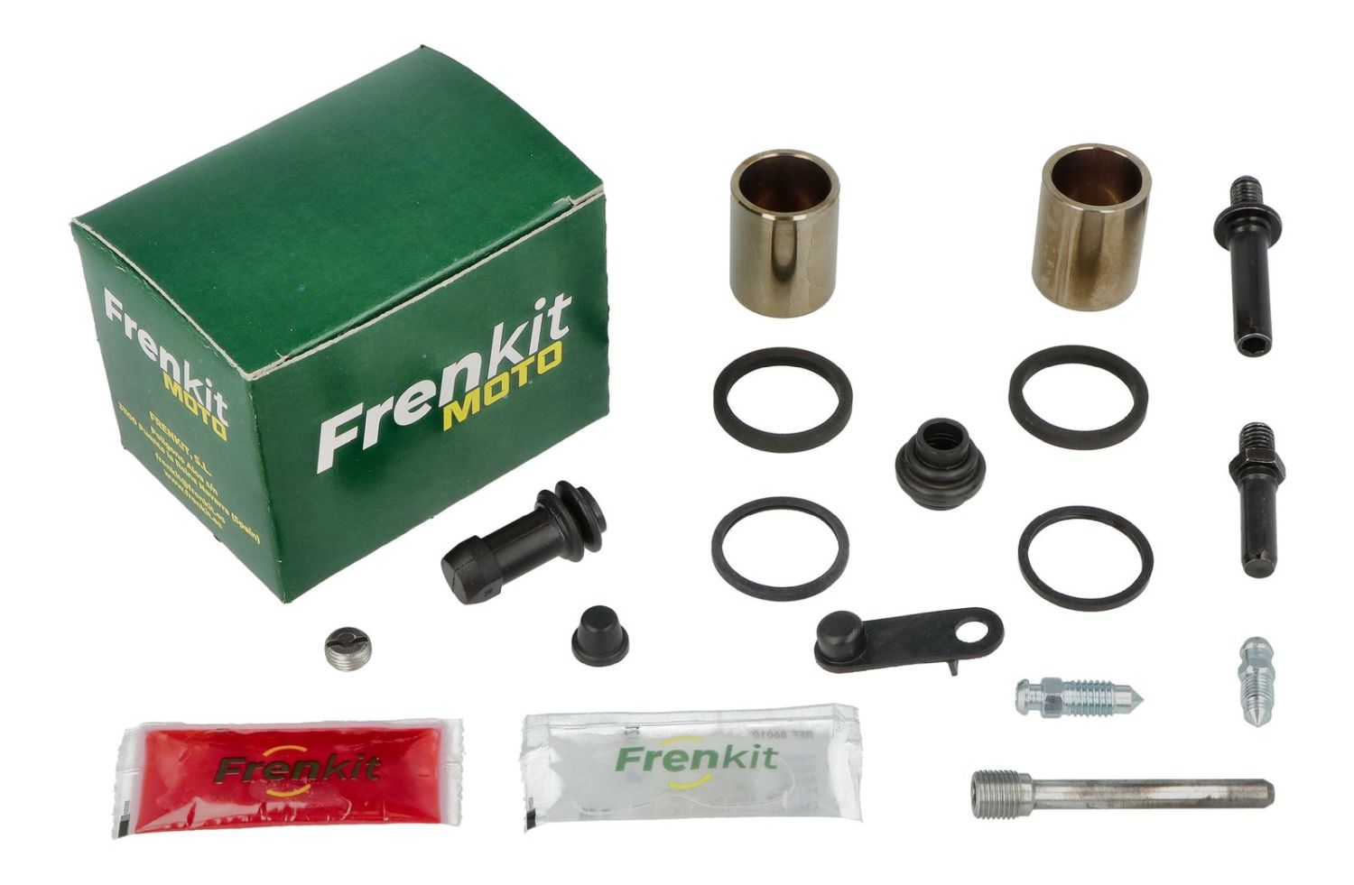 FRENKIT MOTO opravná sada brzdového třmenu (kompletní / superkit) NISSIN (píst průměr 25 mm) přední BMW C 650 GT / SPORT '11-'15, HONDA CB 600 F HORNET '98-'10, CB 750 SEVEN FIFTY '92-'03, VFR 750 F '86-'99