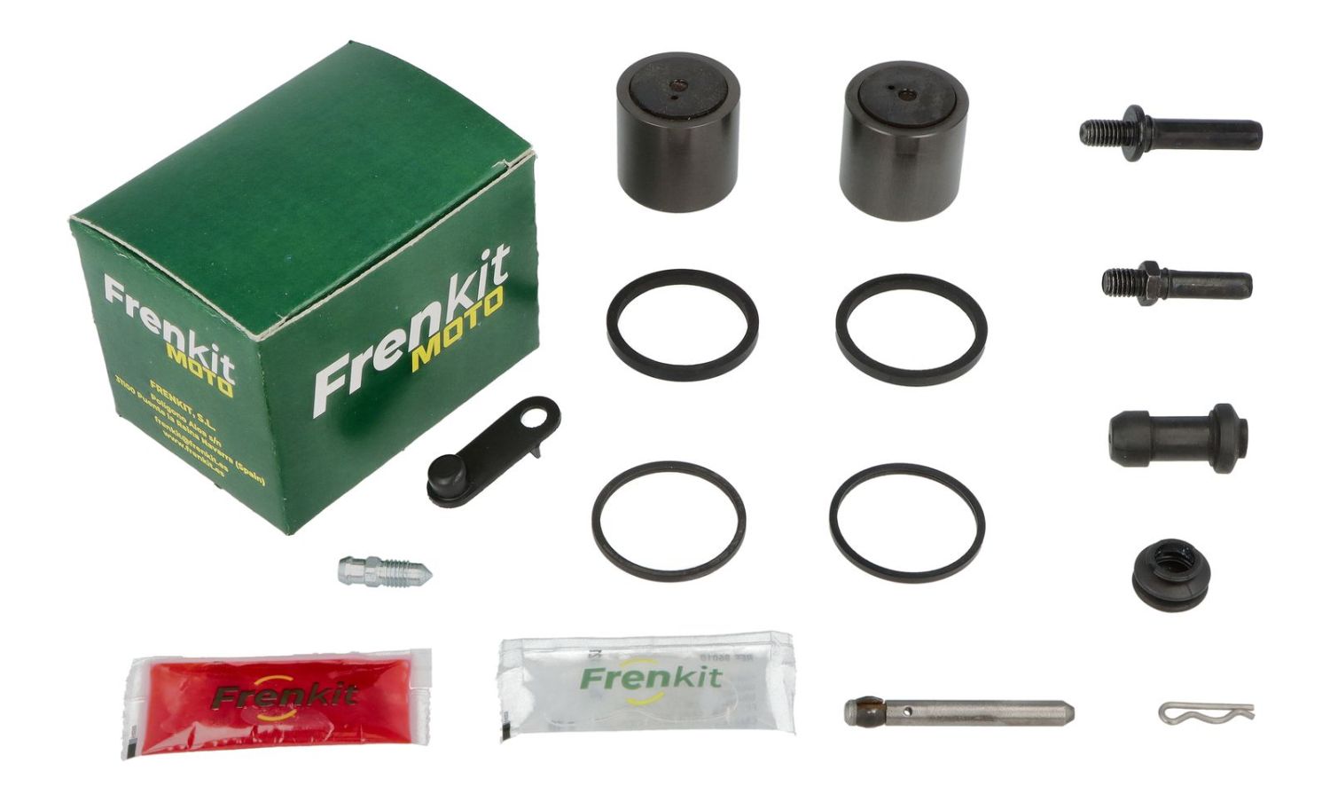 FRENKIT MOTO opravná sada brzdového třmenu (kompletní / superkit) BREMBO (píst průměr 30 / 32 mm) přední BMW F 650 GS / DAKAR '99-'07, F 800 GS / ADVENTURE '07-'17, F 700 / 750 / 850 GS '11-'22, G 650 GS / SERTAO '08-'16