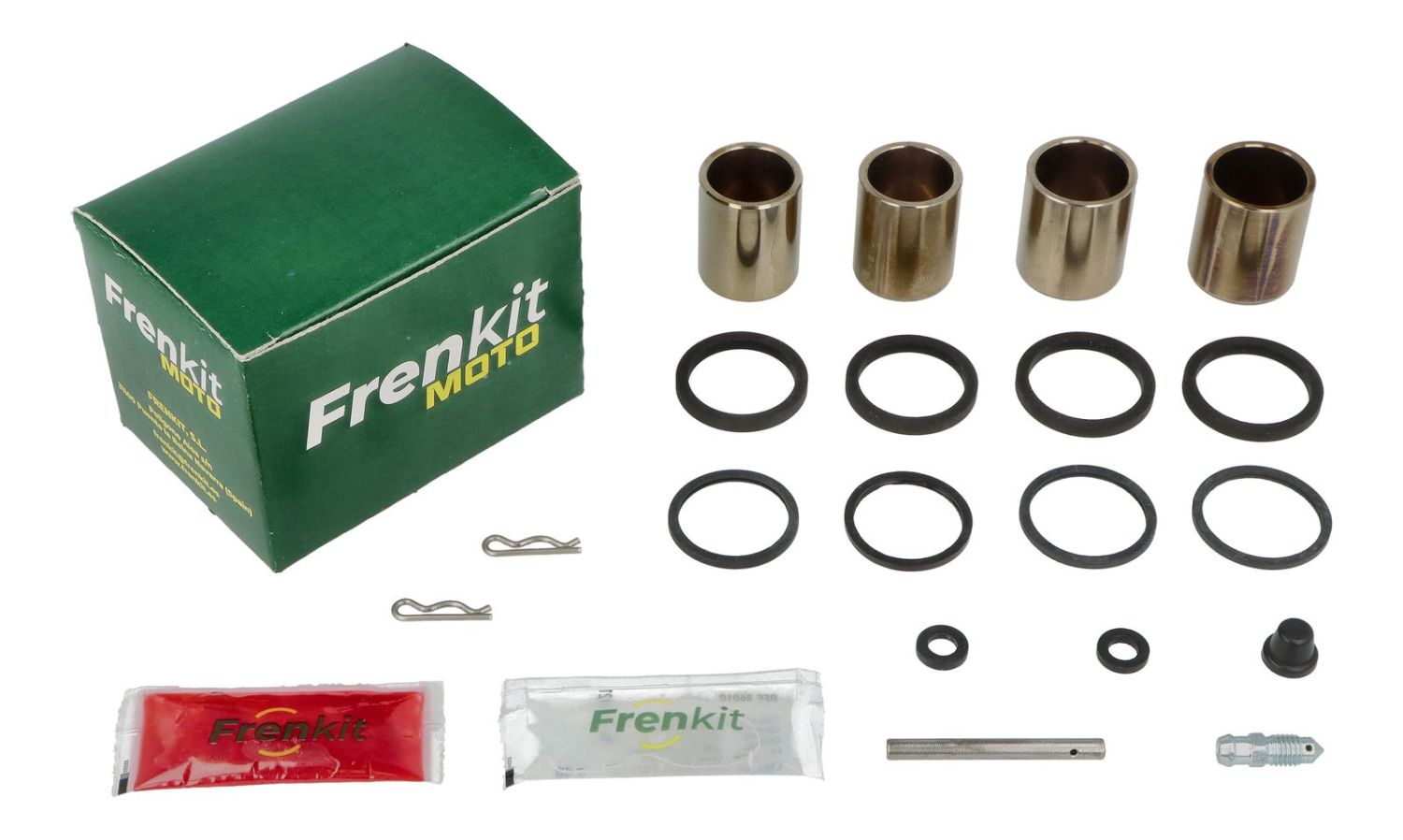 FRENKIT MOTO opravná sada brzdového třmenu (kompletní / superkit) TOKICO (píst průměr 32 / 36 mm) přední BMW K 1600 B / BAGGER / GRAND AMERICA '17-'22, K 1600 GT / GTL '10-'22