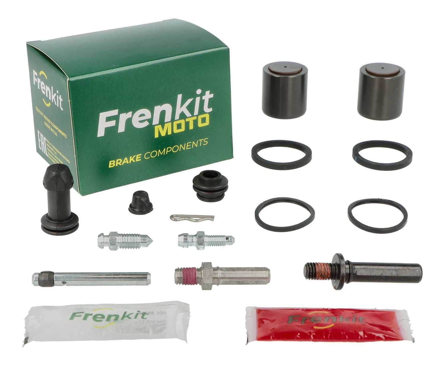 FRENKIT MOTO opravná sada brzdového třmenu (kompletní / superkit) BREMBO (píst průměr 28 mm) zadní BMW HP2 '04-'08, K 1200 GT / R '04-'08, K 1300 R / GT '07-'11, R 1200 GS / ADVENTURE '04-'13, R NINET 1200 '14-'23, R 1200 RT '03-'14