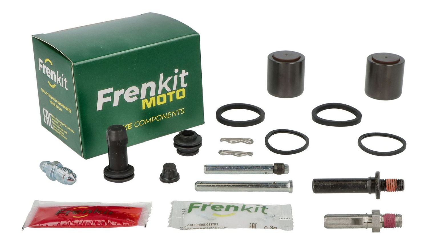 FRENKIT MOTO sada pro opravu brzdového třmenu (kompletní / superkit) BREMBO (píst fi 28mm) zadní BMW HP2 '07-'13, R 1200 GS / ADVENTURE '04-'13, R 1250 GS / ADVENTURE '19-'24, S 1000 XR '14-'19