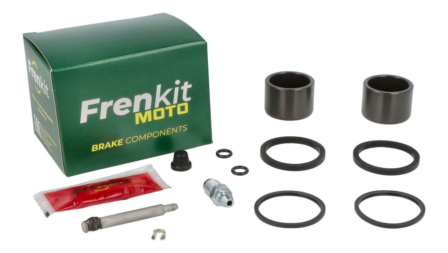 FRENKIT MOTO sada pro opravu brzdového třmenu (kompletní / superkit) BREMBO (píst fi 34mm) zadní APRILIA ETV 1000 CAPONORD '01-'07, DUCATI PANIGALE 1199 '13-'16, 749 '02-'06, 848 EVO '11-'13, 999 / R '03-'06
