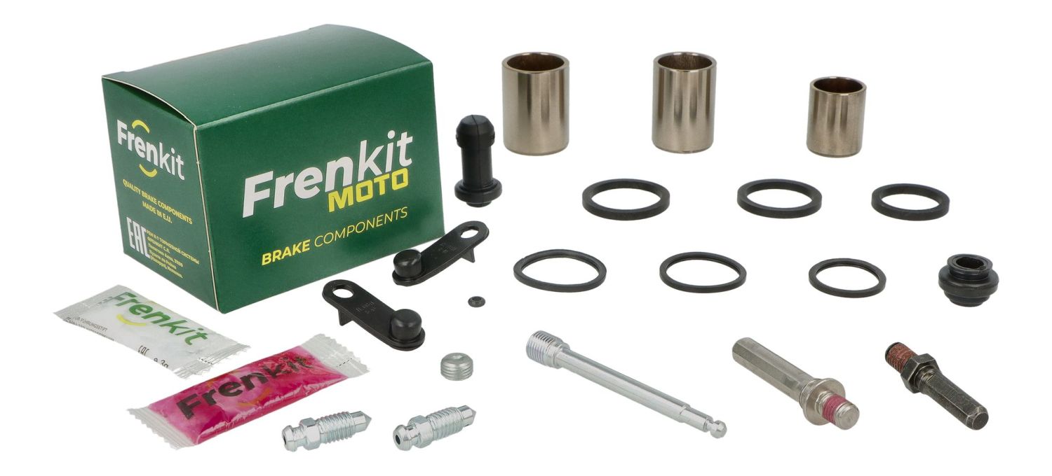 FRENKIT MOTO sada pro opravu brzdového třmenu (kompletní / superkit) NISSIN (píst fi 23 / 25 / 27mm) přední HONDA CBR 1100 XX '97-'08, FORESIGHT 250 '97-'05, NSS 250 '00-'04, VFR 800 '98-'01, VTX 1800 '01-'06
