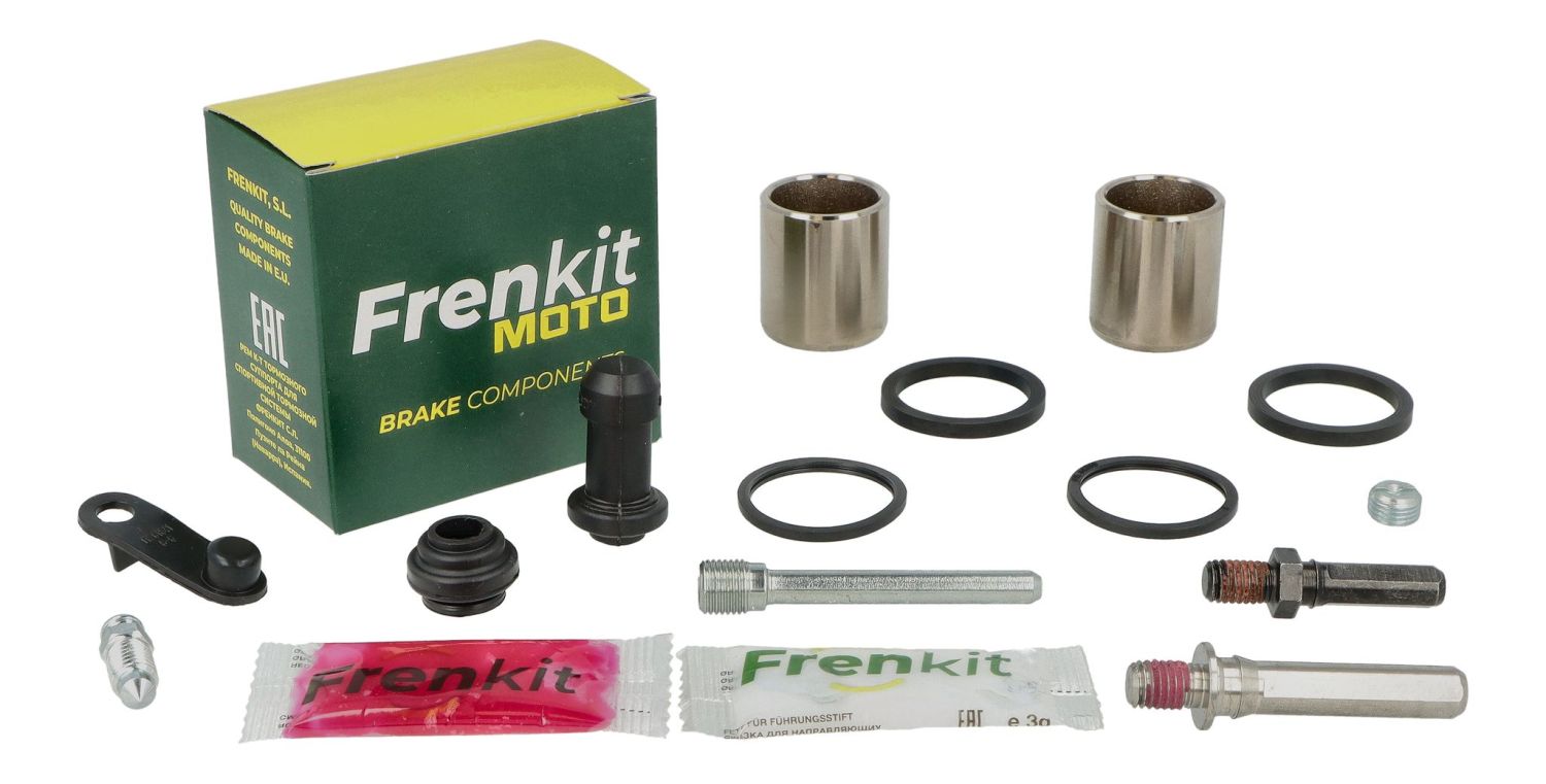 FRENKIT MOTO sada pro opravu brzdového třmenu (kompletní / superkit) NISSIN (píst fi 27mm) přední YAMAHA XC 150 '15, XC 125 R MAJESTY '14, XC 125 R SKYLINER '14