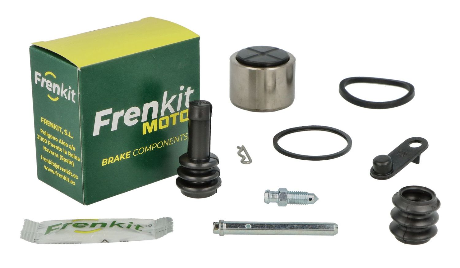 FRENKIT MOTO sada pro opravu brzdového třmenu (kompletní / SUPERKIT) TOKICO (píst FI 38MM) zadní KAWASAKI ER 6F / N '05-'11, GPZ 1100 '95-'98, Z 650 NINJA '11-'17, ZX-6R NINJA '94-'01, VERSYS 650 '07-'13, Z 750 '03-'06