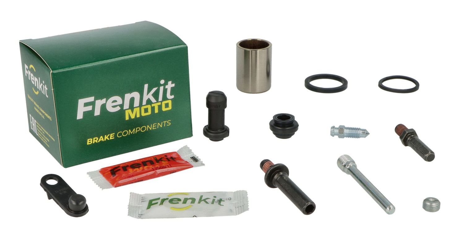 FRENKIT MOTO sada pro opravu brzdového třmenu (kompletní / SUPERKIT) NISSIN (píst FI 27MM) přední HONDA NH 50 LEAD '82-'95, NH 90 '88-'93, SRX 50 / 90 SHADOW '98-'00, VT 50 / 90 SHADOW '98-'99