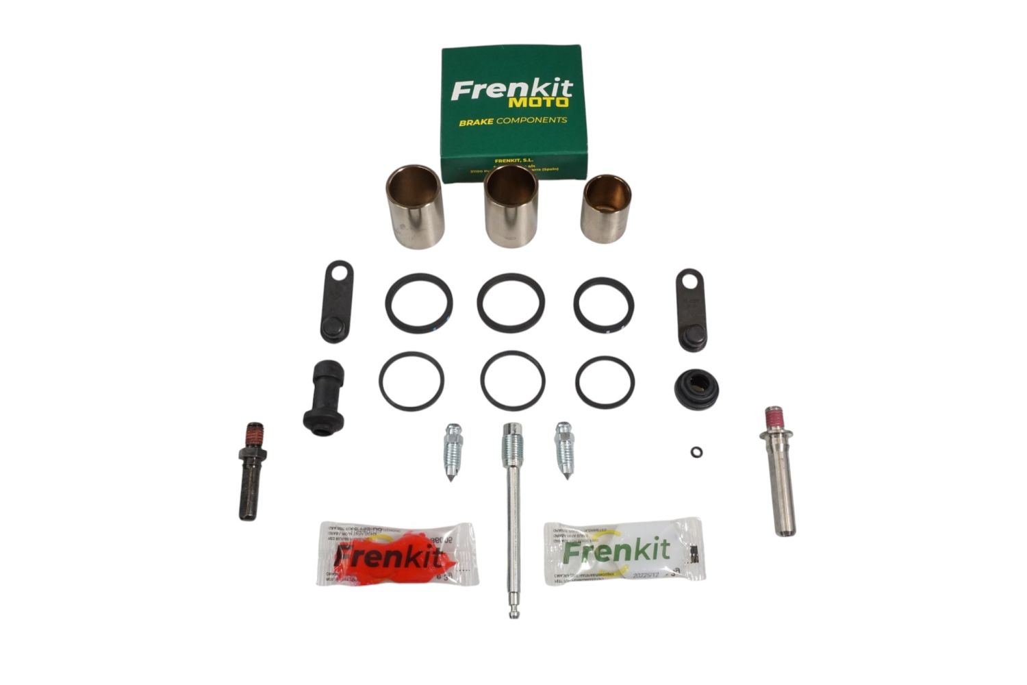 FRENKIT MOTO sada pro opravu brzdového třmenu (kompletní / SUPERKIT) NISSIN (píst FI 23 / 25MM) přední HONDA VFR 800 '05-'13, XL 1000 V VARADERO '01-'12, XL 700 V TRANSALP '07-'14