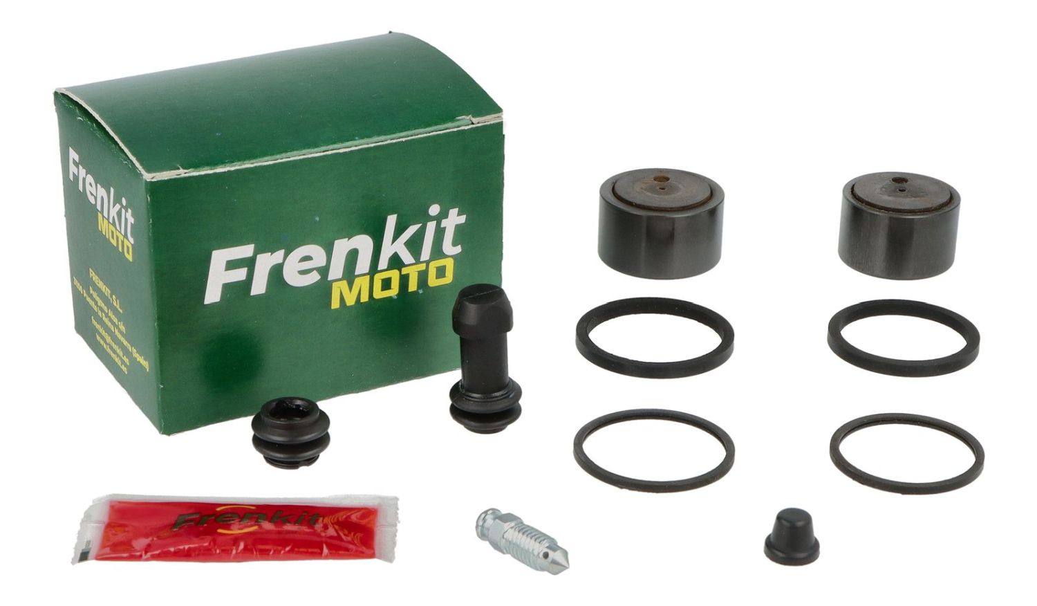 FRENKIT MOTO opravná sada brzdového třmenu (těsnění + písty) BREMBO (píst FI 28MM) zadní BMW HP2 '04-'13, K 1200 GT / R '04-'08, K 1300 S / R '07-'12, R 1200 GS / ADVENTURE '04-'13