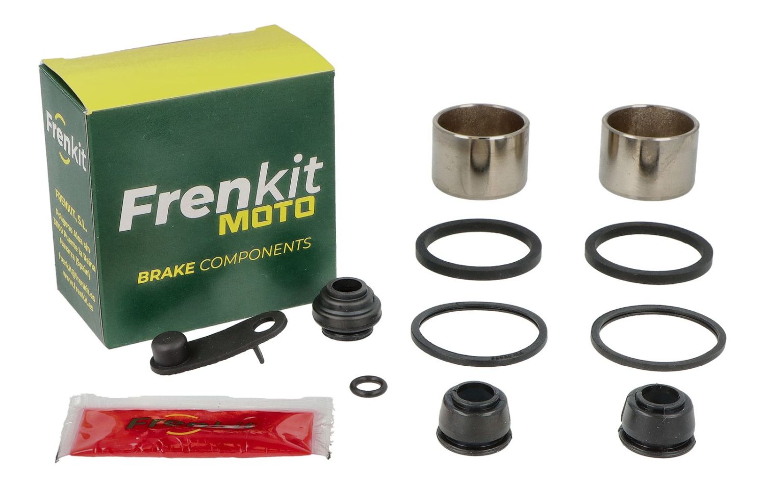 FRENKIT MOTO opravná sada brzdového třmenu (těsnění + písty) NISSIN (píst FI 30MM) přední HONDA CB 400 N '78-'85, CB 1000 '92-'95, CB 1100 F / R '82-'84, CB 650 SC '82-'84, CB 750 C / K '80-'84
