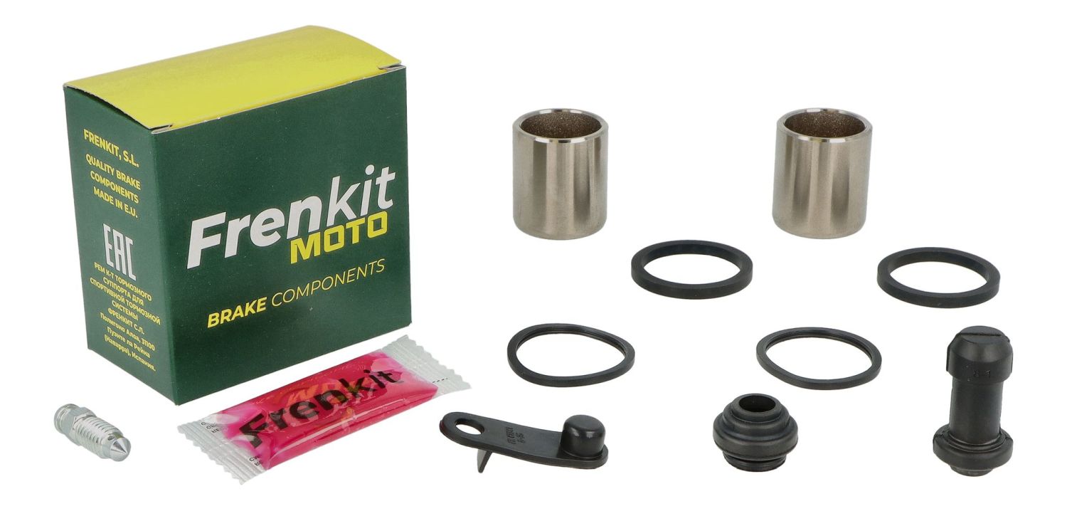 FRENKIT MOTO opravná sada brzdového třmenu (těsnění + písty) NISSIN (píst FI 27MM) přední YAMAHA X-MAX 125 / 250 '10-'17, XC 125 R MAJESTY / SKYLINER '14, YP 125 R '10-'13, YP 250 R X-MAX '05-'10