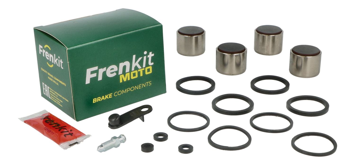 FRENKIT MOTO opravná sada brzdového třmenu (těsnění + písty) TOKICO (píst fi 30mm) přední KAWASAKI ZX-11 NINJA '97-'01, ZX-6R NINJA '94-'98, ZX-9R NINJA '93-'95, ZZ-R 1100 '93-'01, ZZ-R 500 '93-'94, ZZ-R 600 '93-'05