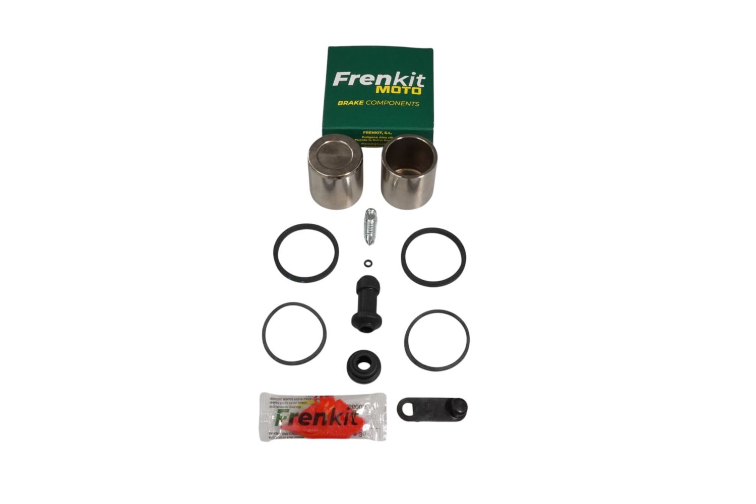 FRENKIT MOTO opravná sada brzdového třmenu (těsnění + písty) NISSIN (píst fi 34mm) zadní HONDA CB 300 F '19-'25, CB 125 R '21-'25, CB 300 R '18-'25, CBF 300 '19-'25, VTX 1800 '01-'06