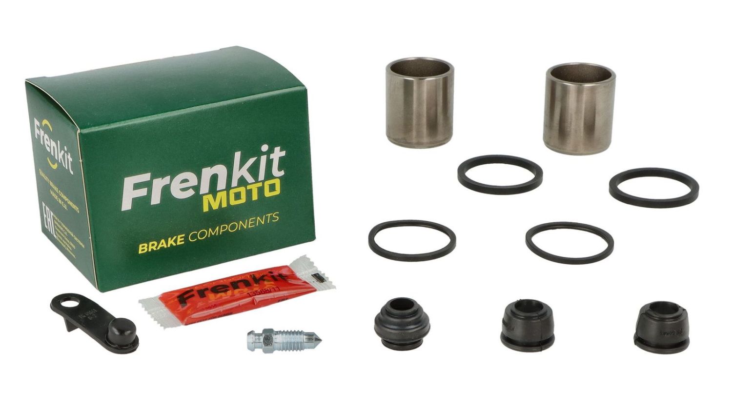 FRENKIT MOTO opravná sada brzdového třmenu (těsnění + písty) NISSIN (píst fi 32mm) přední HONDA CB 750 NIGHT HAWK '91-'03, CX 650 C / T '83, GL 1100 GOLD WING '80-'83, VF 1000 F '86, VF 1100 C '83-'86
