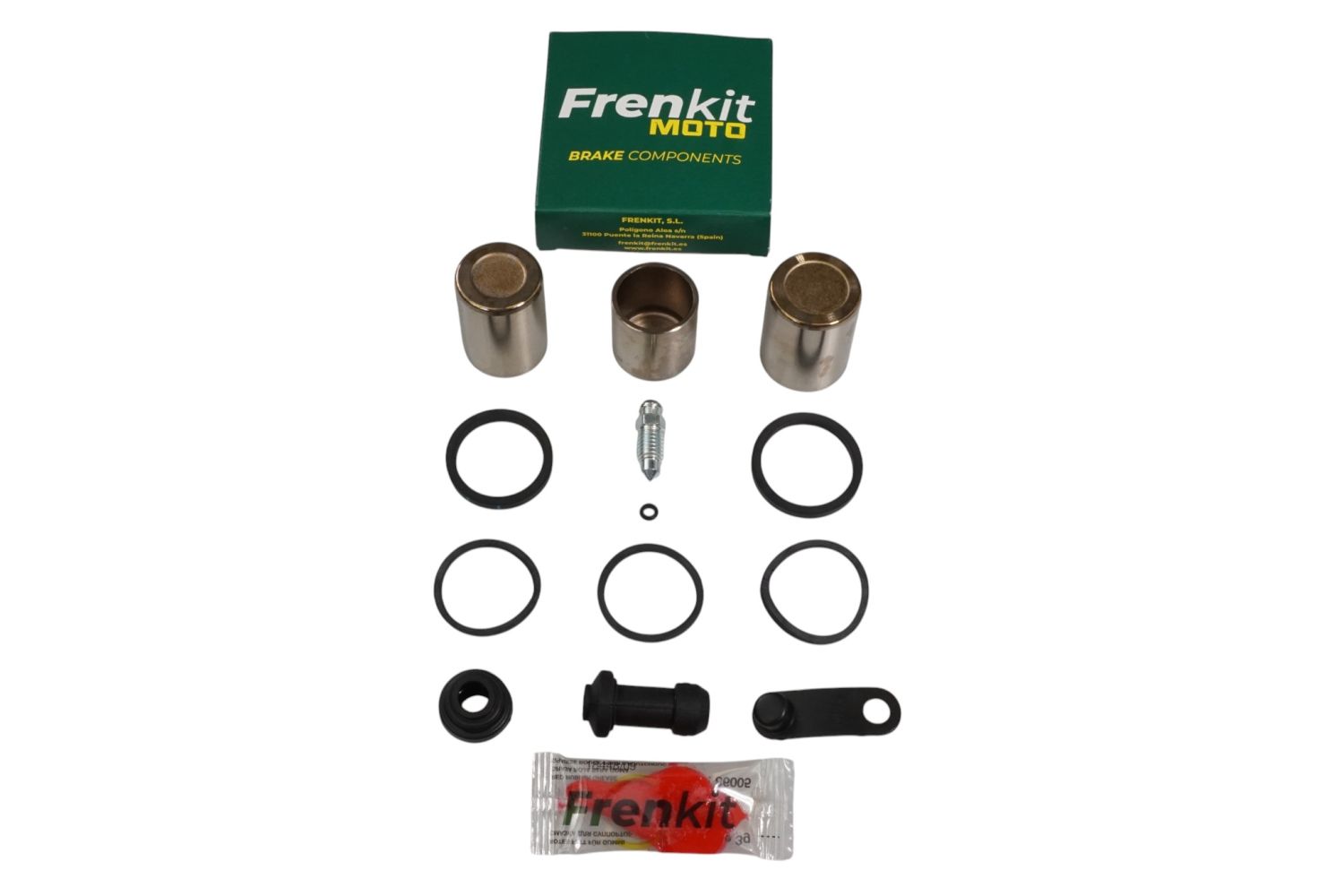 FRENKIT MOTO opravná sada brzdového třmenu (těsnění + písty) NISSIN (píst fi 23mm) přední HONDA NH 125 LEAD '83-'96