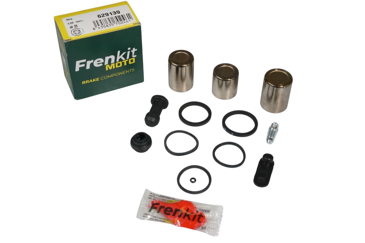 FRENKIT MOTO opravná sada brzdového třmenu (těsnění + písty) NISSIN (píst fi 25 / 25 / 27mm) přední HONDA CBR 1000 F '89-'00, ST 1100 PAN EUROPEAN '90-'01