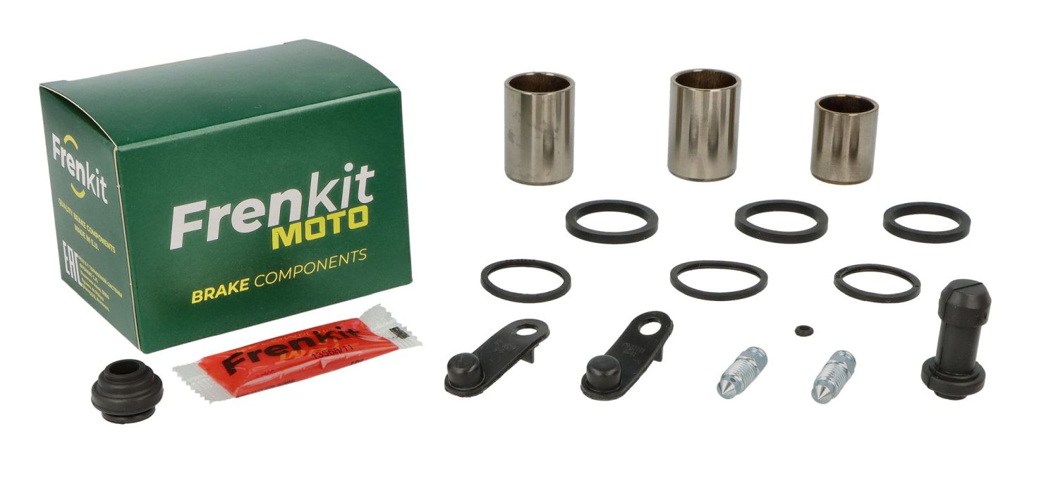 FRENKIT MOTO sada pro opravu brzdového třmenu (těsnění + písty) NISSIN (píst fi 23 / 25mm) přední HONDA VFR 800 '02-'13, VTX 1800 '01-'06, XL 1000 V VARADERO '99-'10, XL 700 V TRANSALP '07-'14