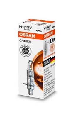 OSRAM žárovka H1 12V 55W, P14.5S - 1 kus