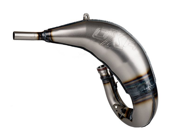 OXA FACTORY difuzor (rezonanční trubka) FRONT EXHAUST PIPE závodní STEEL X8 KTM SX 125 '16-'18