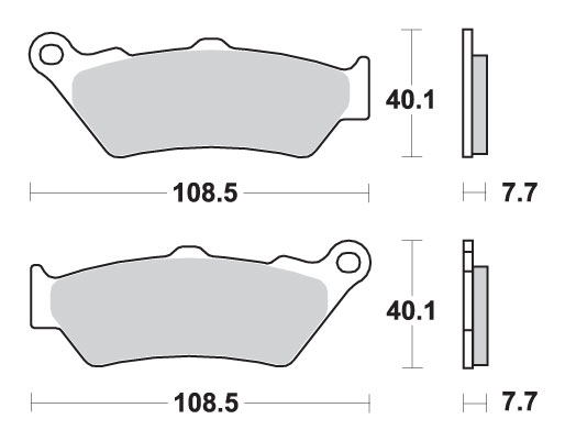 Brake pads SBS 674HS