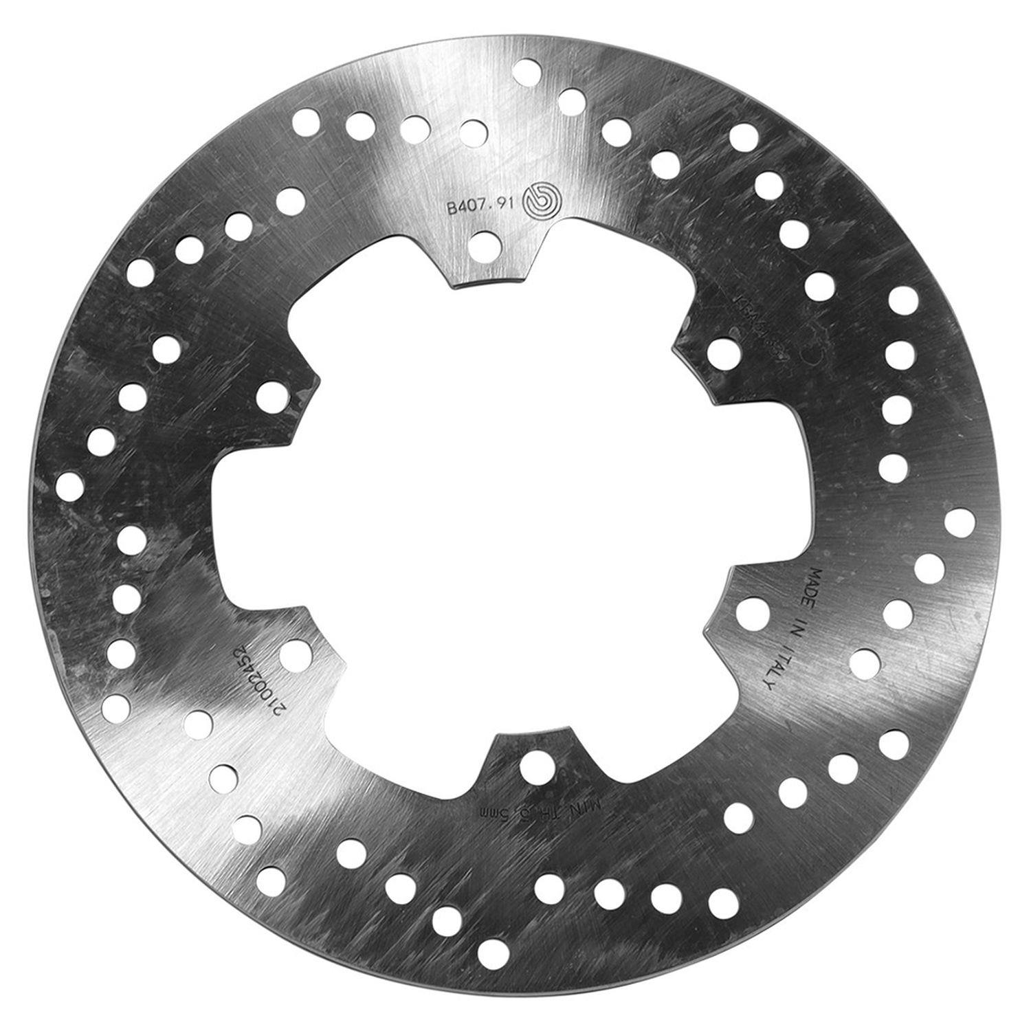 BREMBO zadní brzdový kotouč DUCATI MONSTER 1000 '03-'05, SCRAMBLER 1100 '18-'25, MONSTER 600 '93-'01, MONSTER 620 '03-'06, SCRAMBLER 800 '15-'25 (245X115X4MM) (6X8,5MM)