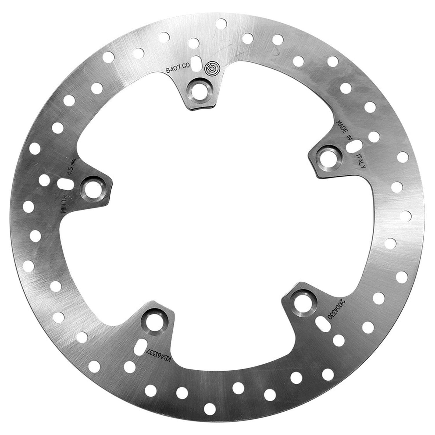 BREMBO zadní brzdový kotouč BMW S 1000 XR '15-'19, R NINE T '16-'23, K 1200 R '05-'11, R 1200 GS / ADVENTURE '04-'12, R 1200 R '06-'14, R 1200 RT '05-'13 (265X136X5MM) (5X10,5MM)