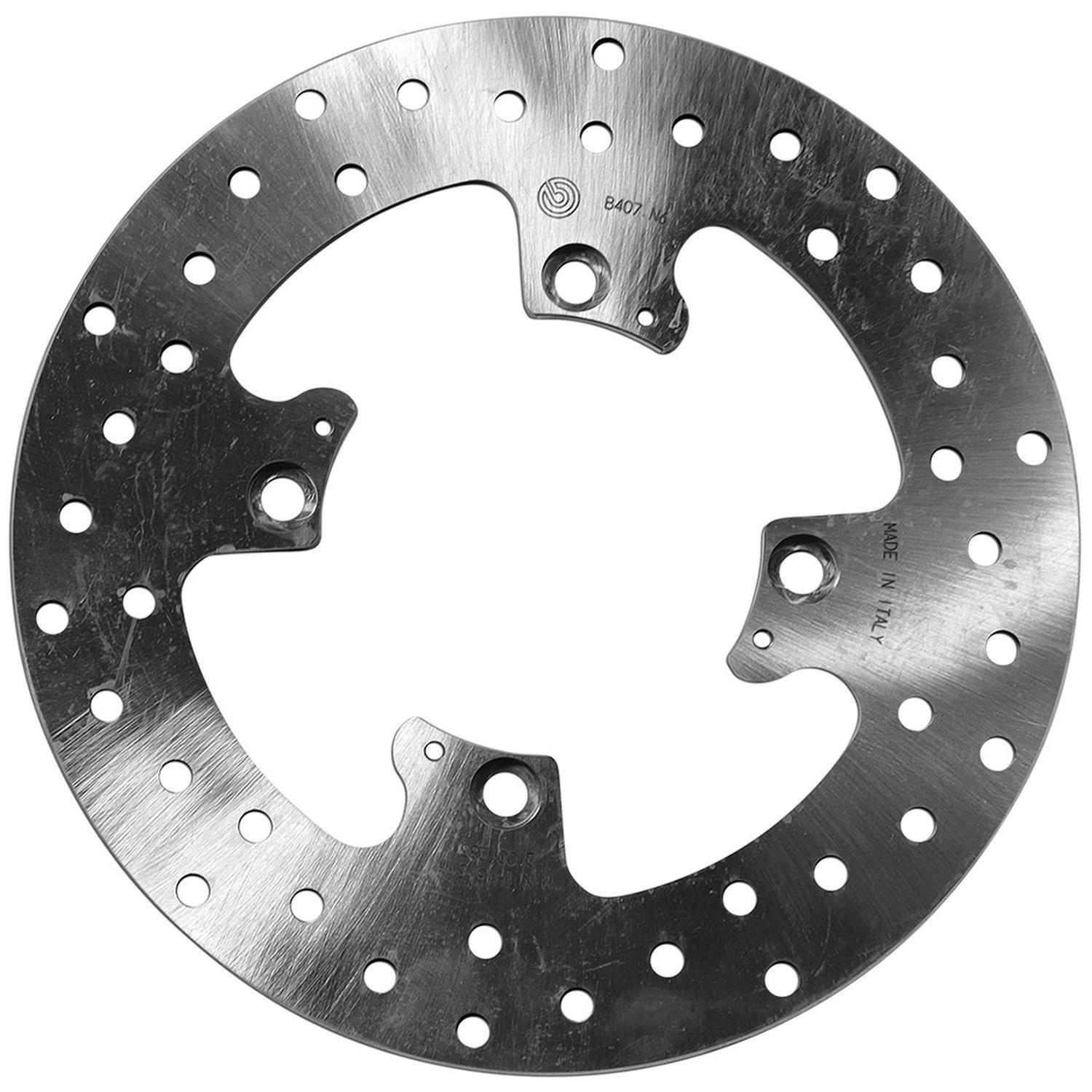 BREMBO zadní brzdový kotouč TRIUMPH SPEED TRIPLE 1050 '09-'17, SPRINT 1050 '05-'16, TIGER 1050 '13-'18, BONNEVILLE 1200 T120 '16-'24, TIGER 800 / XC / XCX / XRT '11-'20 (255X105X6MM) (4X10,5MM)