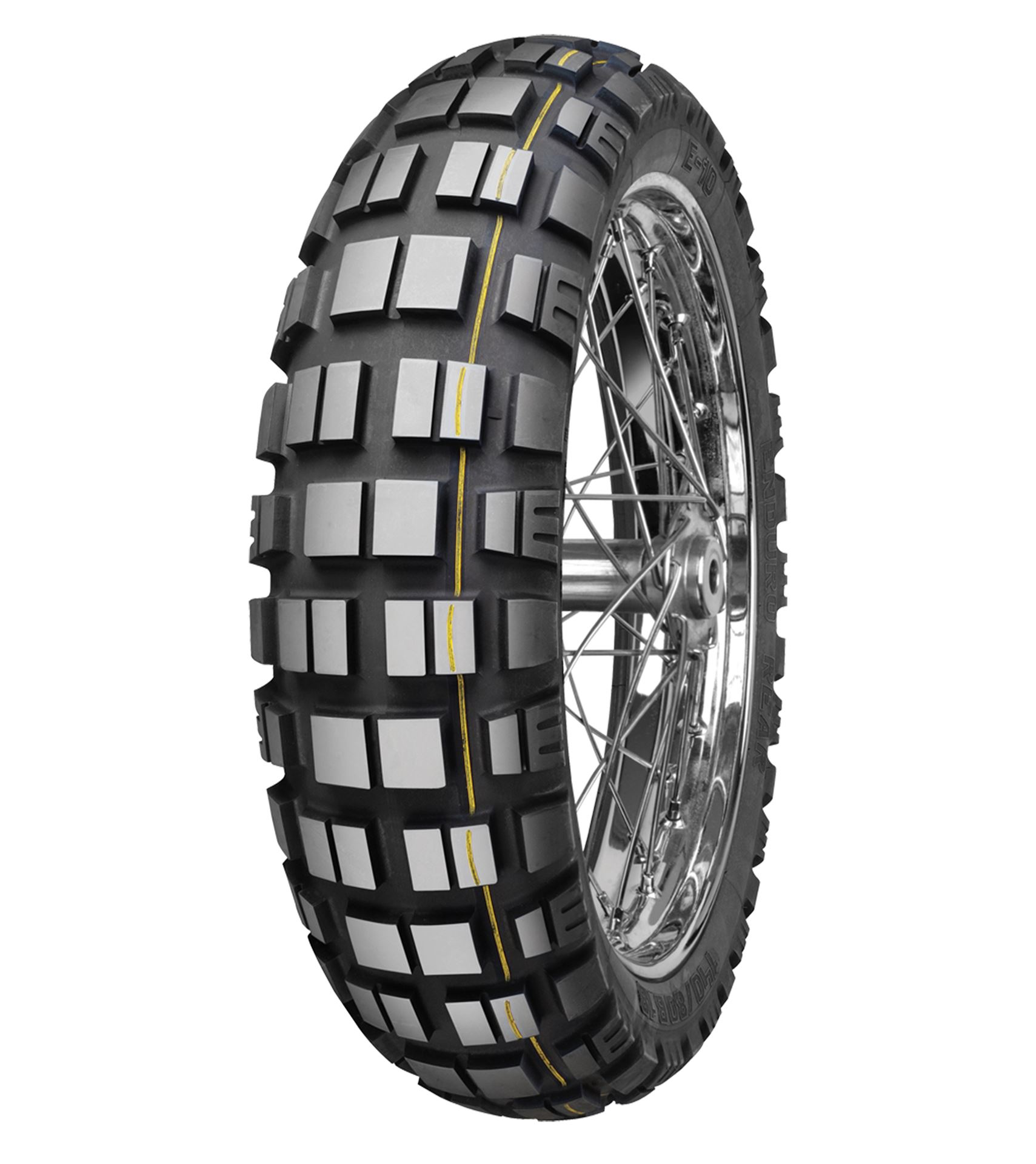 MITAS 150/70B18 E-10 70T TL DAKAR (ŽLUTÝ PROUŽEK) ZADNÍ DOT 2023 (24163)