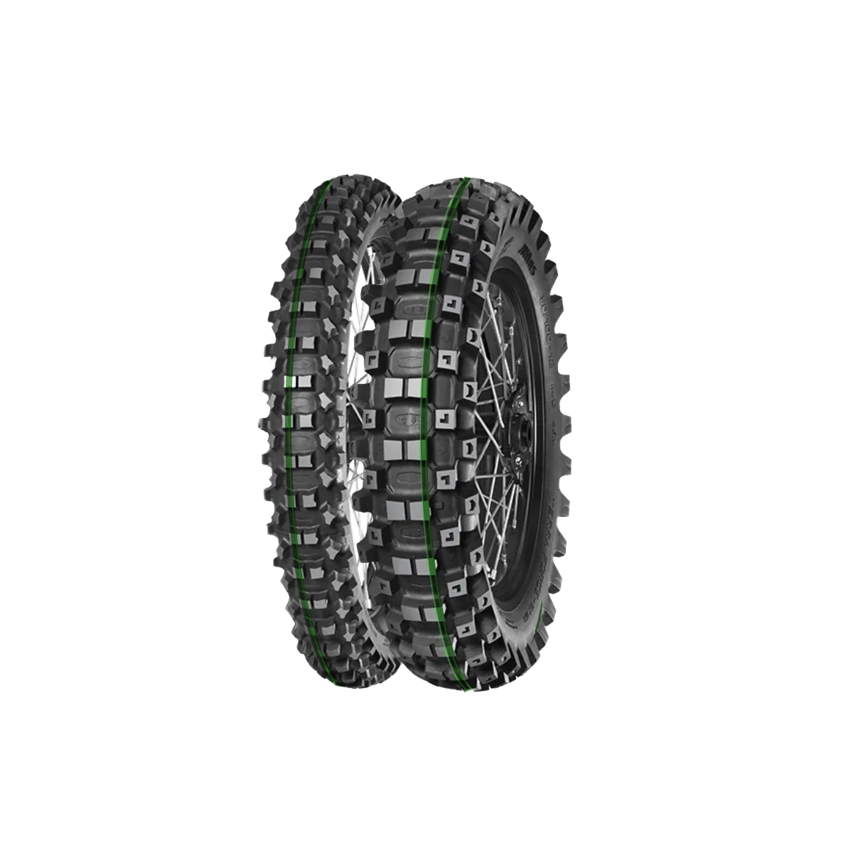 MITAS 110/100-18 TERRA FORCE-EX MH SUPER LIGHT 64M TT ZADNÍ (ZELENÝ PROUŽEK) DOT 2024 (náhradní:70000180,70000105)