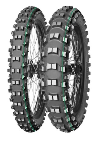 MITAS 110/100-18 TERRA FORCE-EX SM SUPER LIGHT (TECHNICAL ENDURO) (ZELENÝ PROUŽEK) 64R ZADNÍ TT DOT 2025 (náhrada : 70000217) (Moto pneu MITAS TERRA)