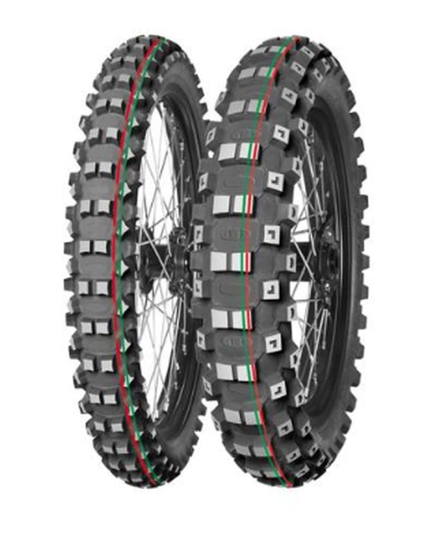 MITAS 110/90-19 TERRA FORCE-EX XT SUPER 62R TT (ŽLUTÝ PROUŽEK) ZADNÍ DOT 2025 (460105) (náhradní:70000285) (MITAS 110/90-19 TERRA FORCE-EX XT SUPER)