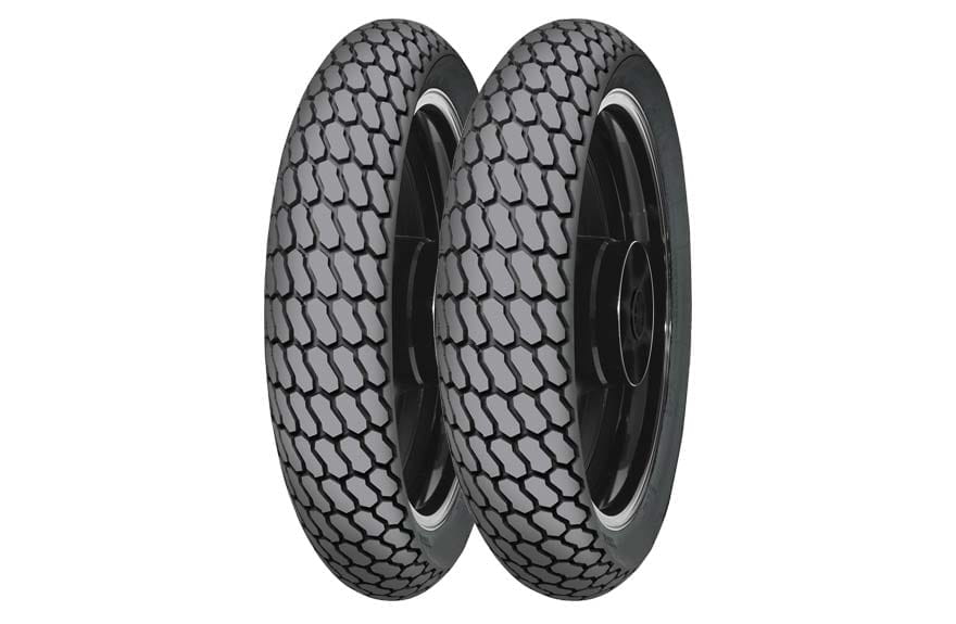 MITAS 130/80-19 (27x7-19) FLAT TRACK SUPER SOFT NHS TT (POMARAŃCZOWO-ZIELONY PASEK) PŘEDNÍ/ZADNÍ DOT 2025 (DOT:XVDP) ( 20242) náhradní:70000357