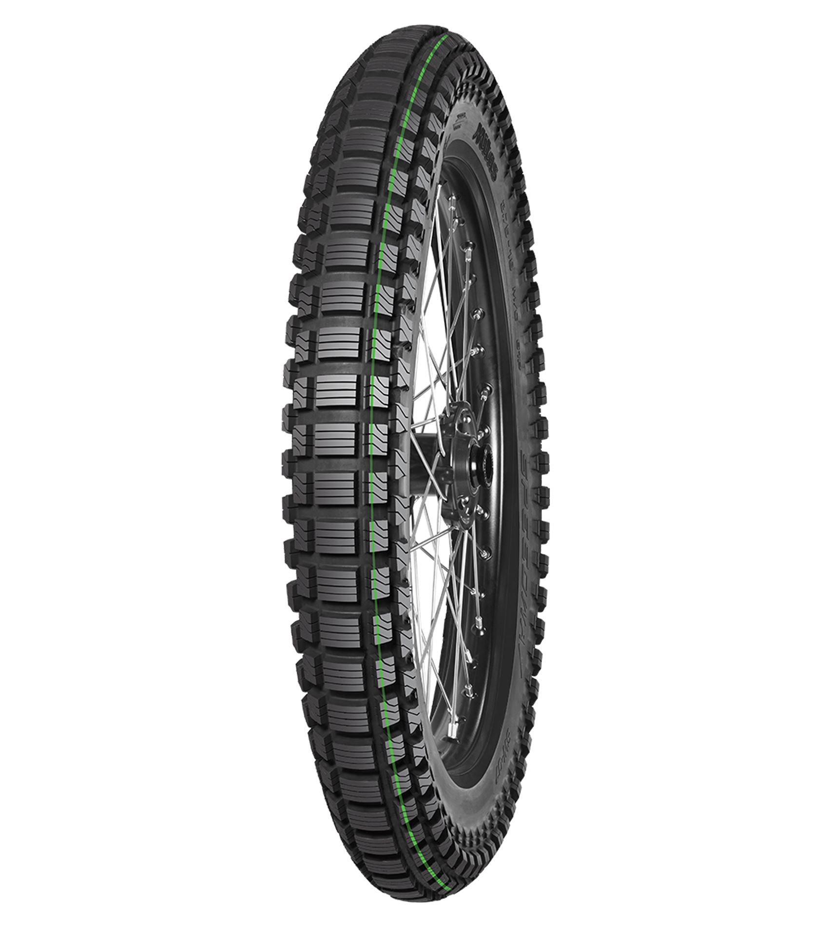 MITAS 3.75-19 SPEEDWAY SOFT 61P TT NHS (ZELENÝ PROUŽEK) ZADNÍ DOT 2024 (DOT:XODC/XSDC/XPDC/XTDC) (náhradní:70000343) (MITAS 3.75-19 SPEEDWAY SOFT 61P)