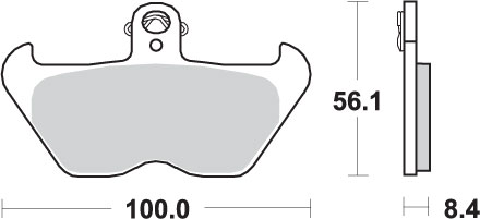 Brake pads SBS 703HS