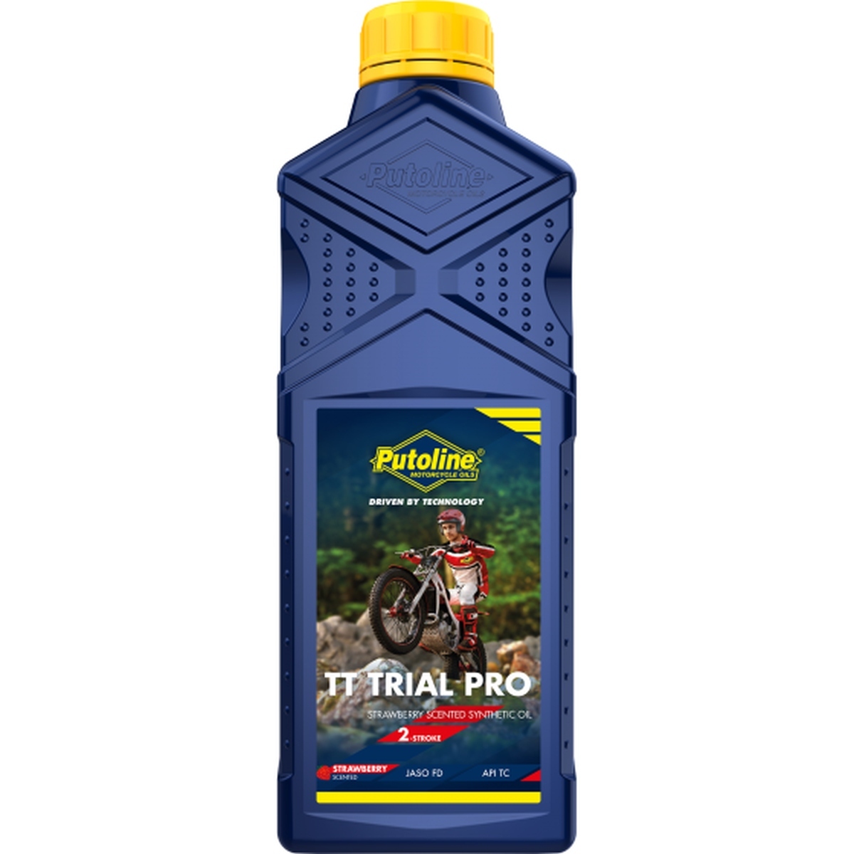 PUTOLINE 2T směsný olej 100% TT TRIAL PRO SCENTED 1L (jahoda) (AKC)