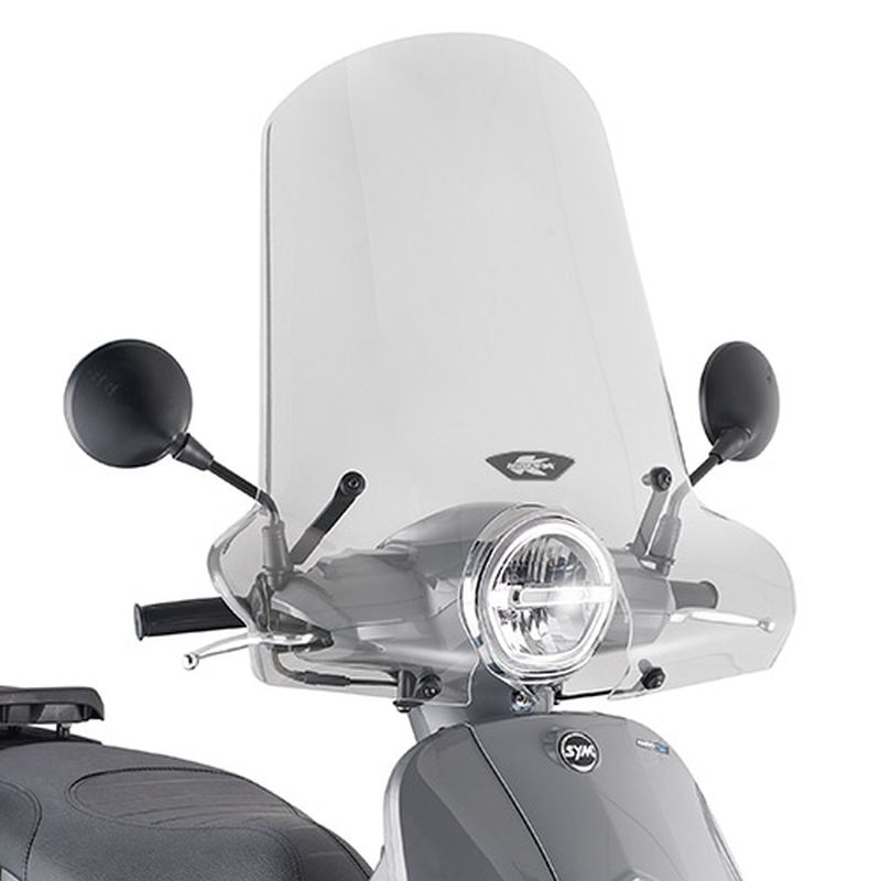 KAPPA plexi štít SYM FIDDLE 125 EURO 5 (20) průhledný - potřebné upevnění A7062AK