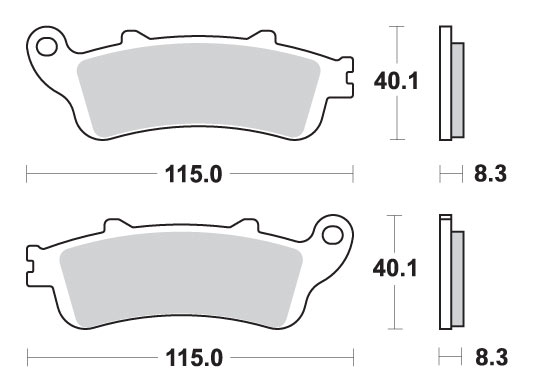 Brake pads SBS 736LS