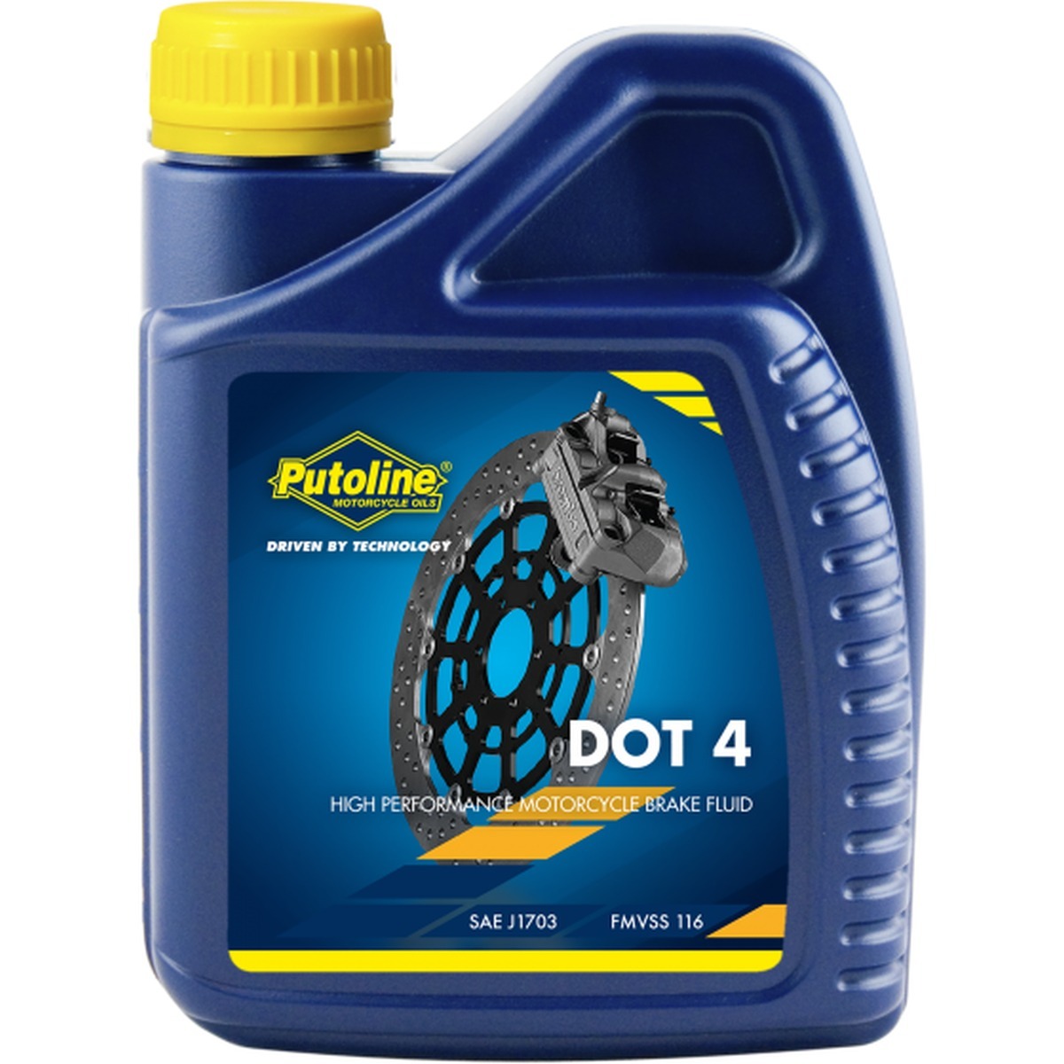 Levně PUTOLINE brzdová kapalina doT 4 BRAKE FLUID 500ML syntetic (kompatibilní také s doT 3) (PUTOLINE brzdová kapalina doT 4 BRAKE FLUID 500ML syntetic)