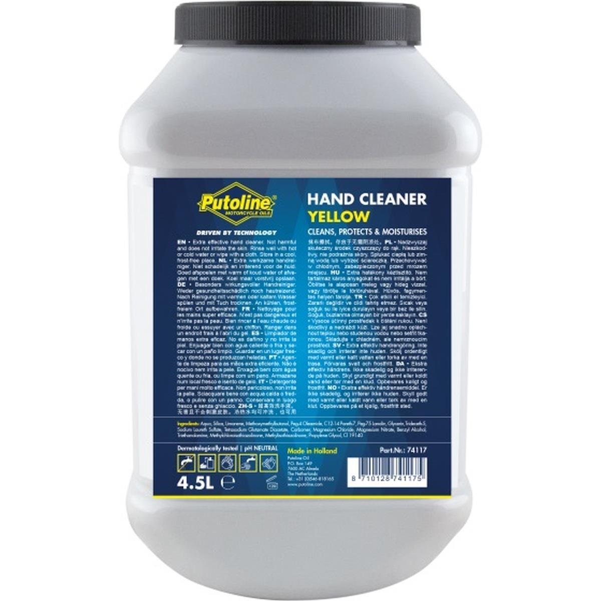 Levně PUTOLINE prostředek na čištění rukou HAND CLEANER YELLOW 4,5L (PUTOLINE prostředek na čištění rukou HAND CLEANER YELLOW 4,5L)