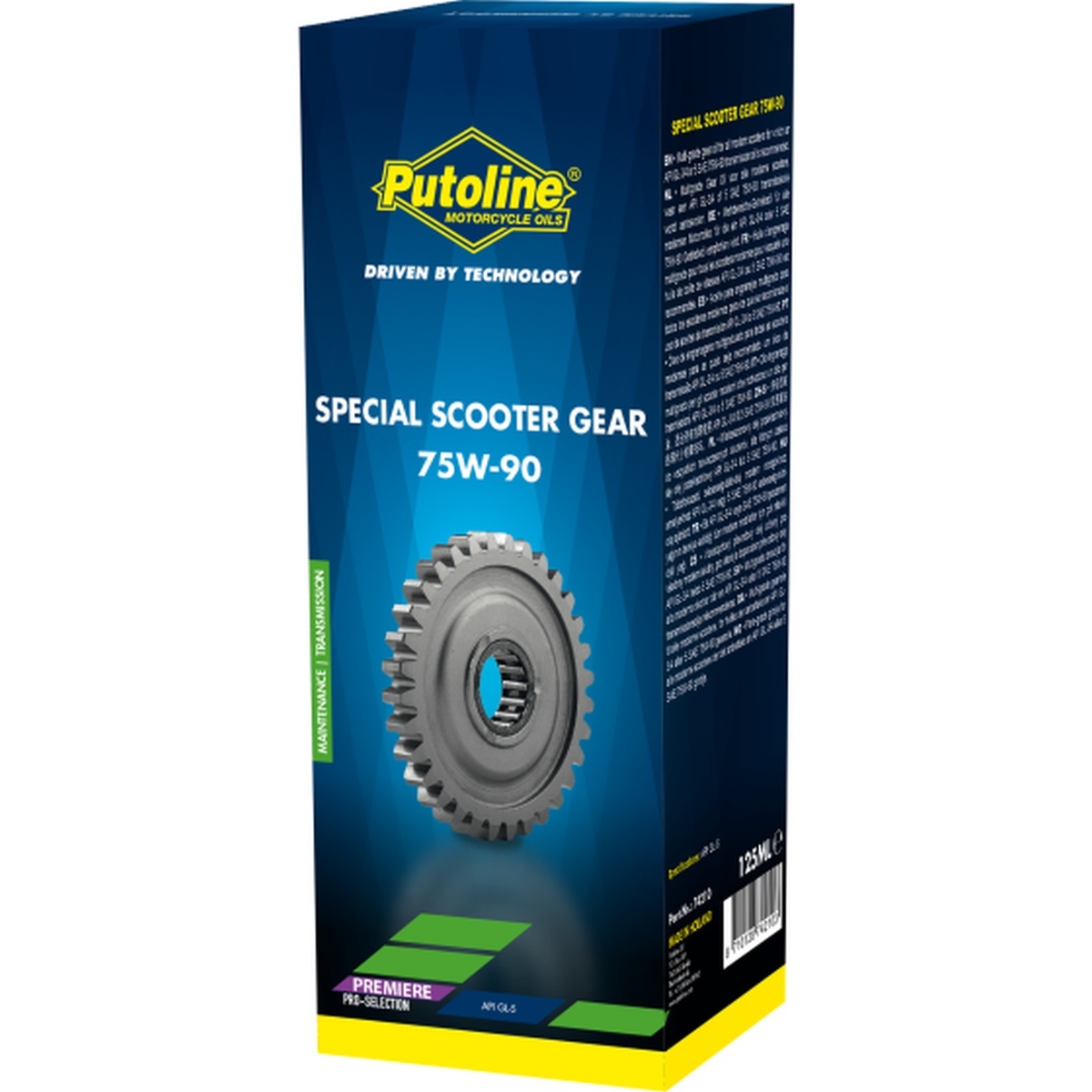 PUTOLINE olej převodový SPECIAL SCOOTER GEAR 75W90 125ML (AKC) (PUTOLINE olej převodový SPECIAL SCOOTER GEAR 75W90 125ML (AKC))