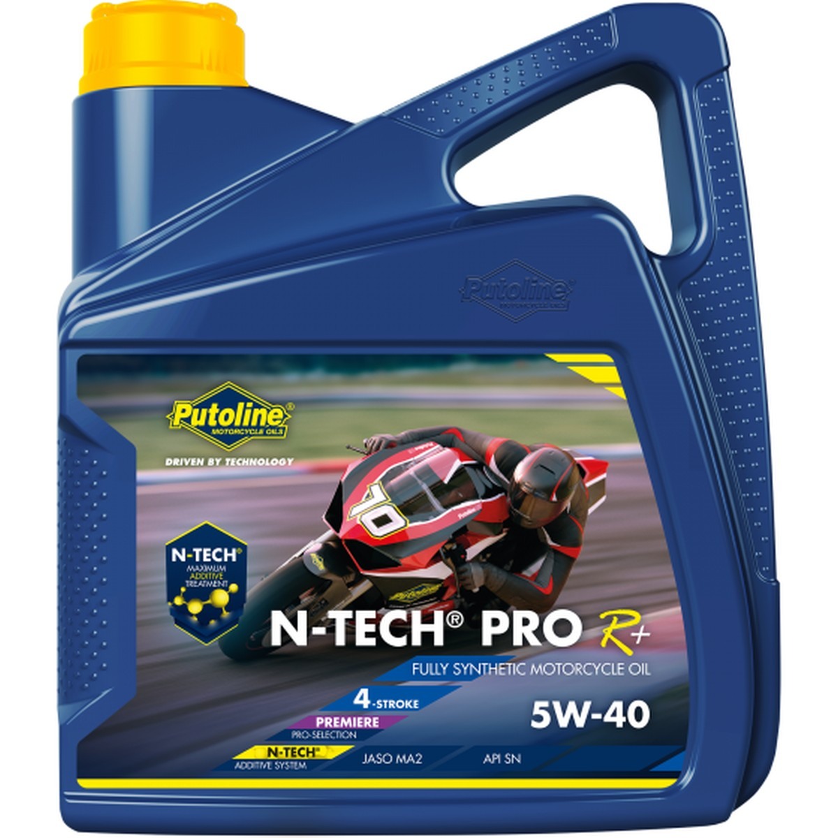 Levně PUTOLINE motorový olej 4T 100% syntetic N-TECH® PRO R+ 5W40 4L (AKC) (PUTOLINE motorový olej 4T 100% syntetic N-TECH® PRO R+ 5W40 4L (AKC))