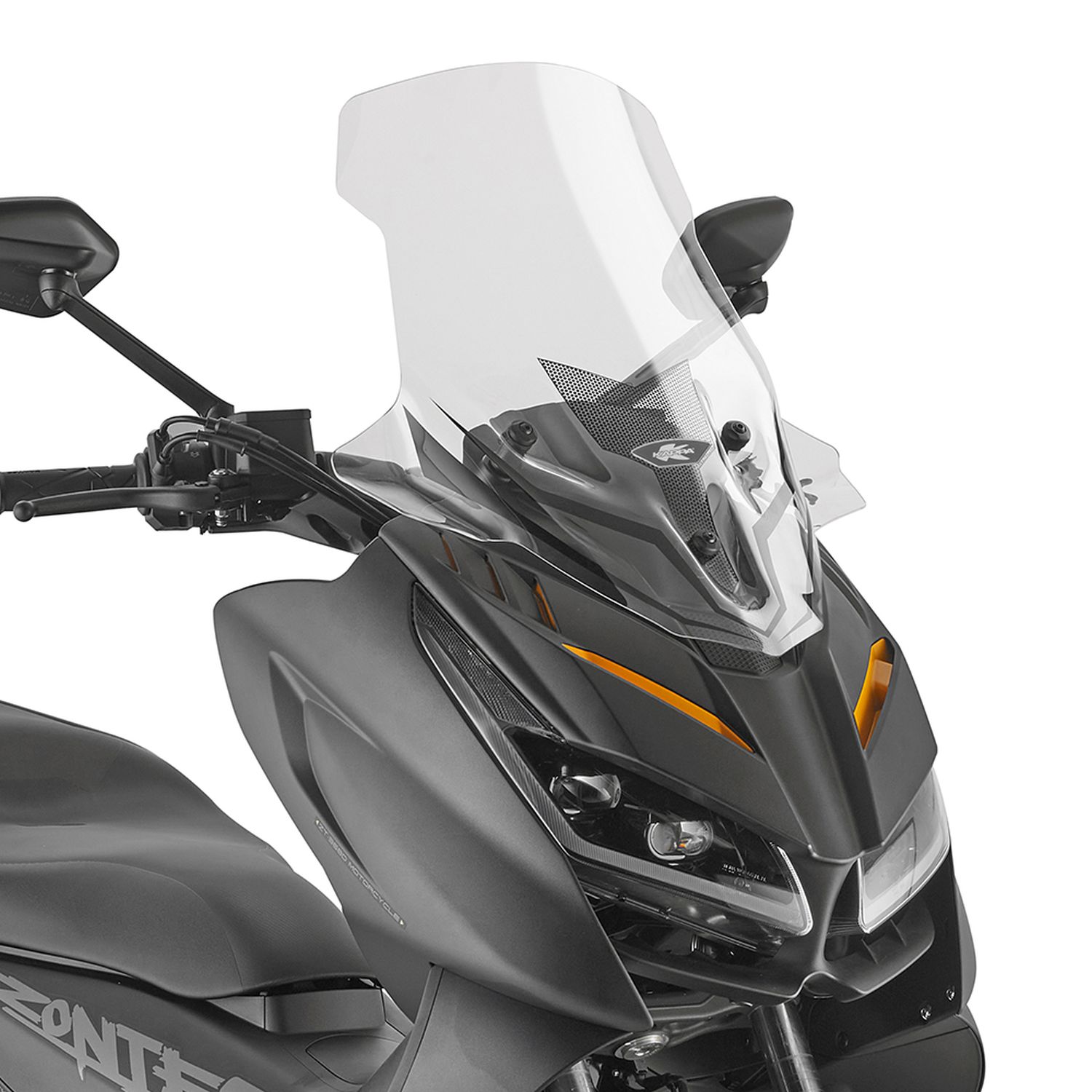 KAPPA windscreen ZONTES 368 D 25, clear - mounting kit D7606KITK required