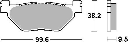 Brake pads SBS 769HF
