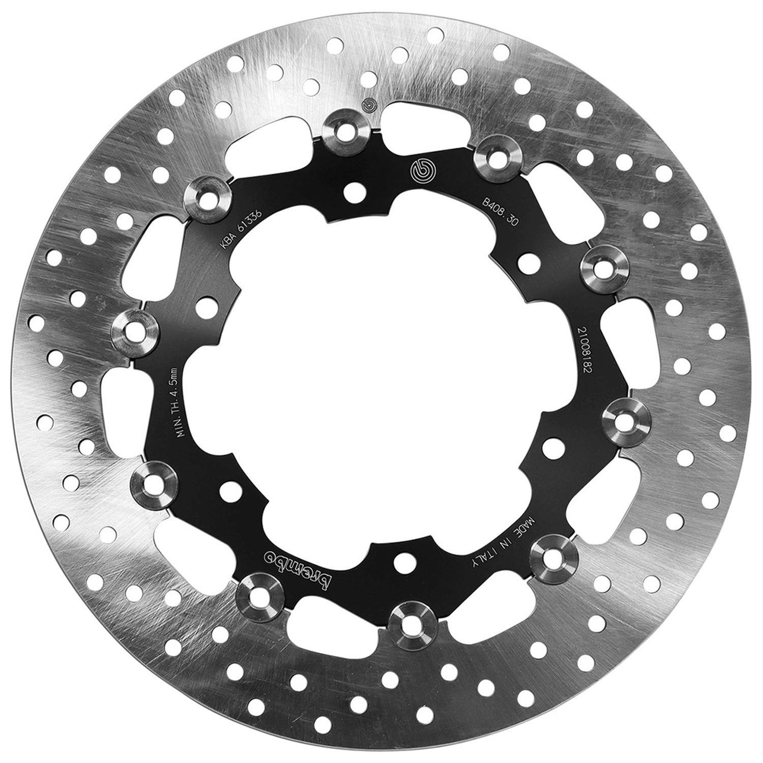 BREMBO přední plovoucí brzdový kotouč YAMAHA FZS 1000 FAZER '01-'06, YZF 1000 R THUNDERACE '96-'01, YZF R1 '98-'03, V-MAX 1200 '93-'03, XJR 1300 '99-'17 (298X132X5MM) (6X8,5MM)