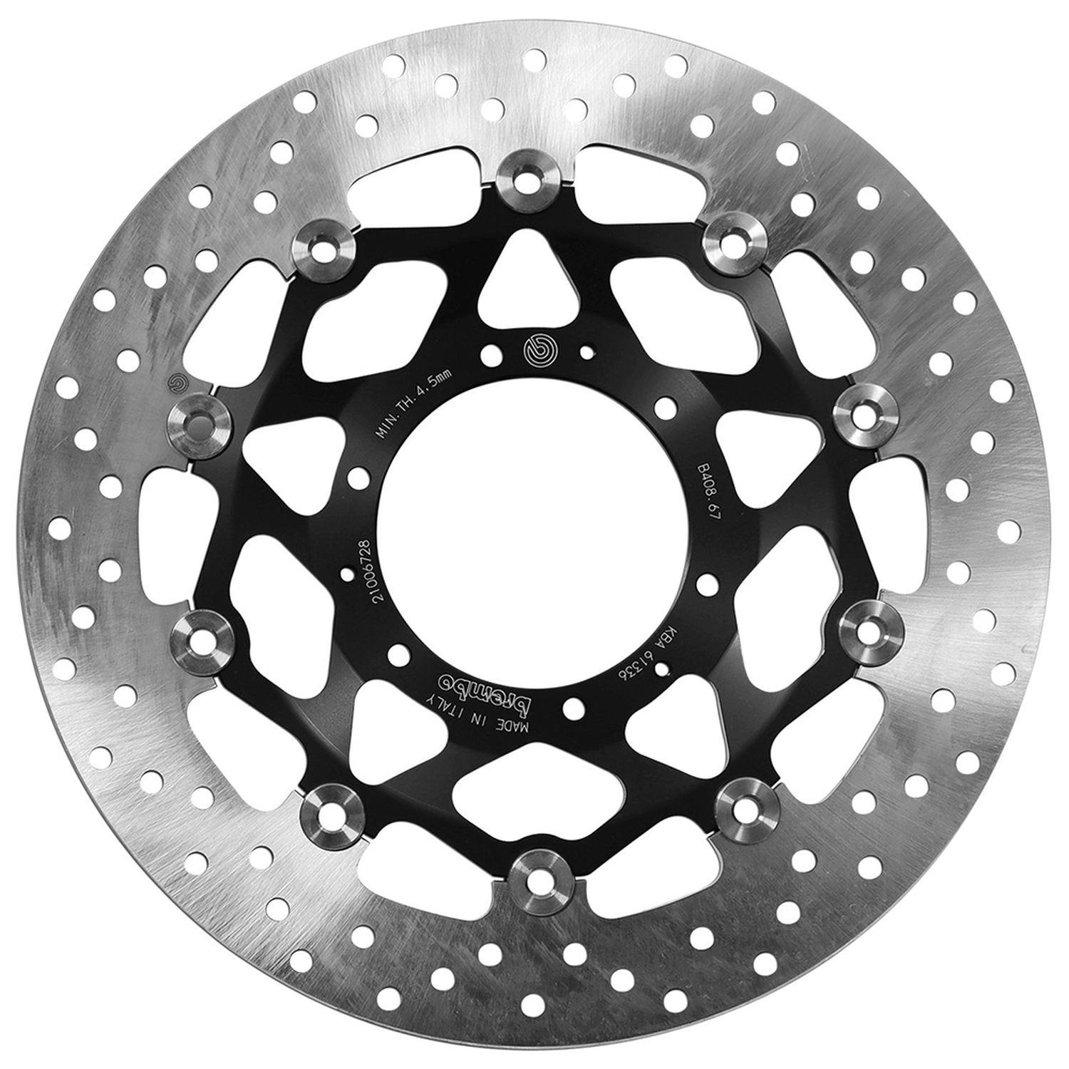 BREMBO přední plovoucí brzdový kotouč HONDA CB 1000 R '08-'17, CB 1300 N / S '05-'13, CTX 1300 '14-'16, CBR 600 RR '03-'25 (310X94X5MM) (6X6,5MM)