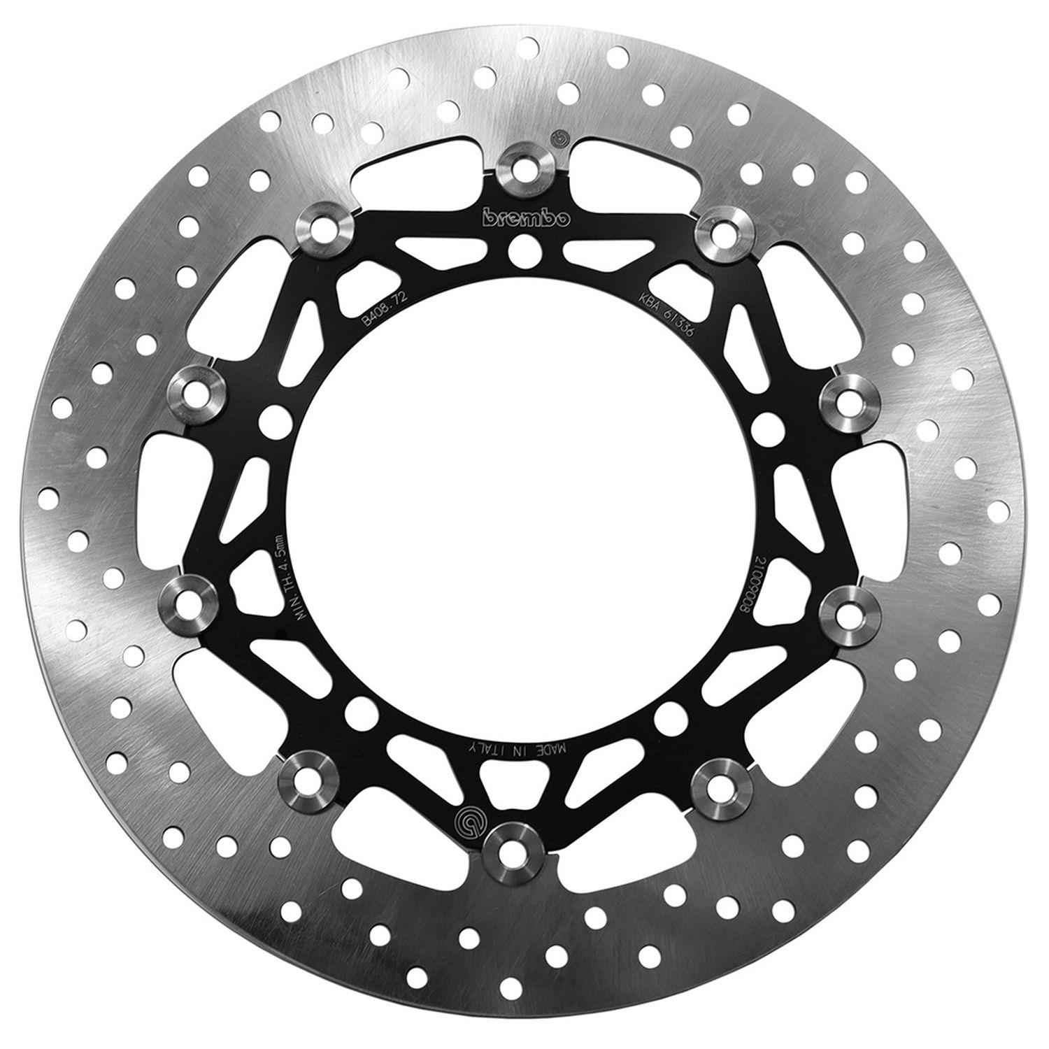 BREMBO přední plovoucí brzdový kotouč TRIUMPH SPEED TRIPLE 1050 '07-'17, SPRINT 1050 GT '10-'16, TROPHY 1200 '13-'17 (320X150X5MM) (5X10,5MM)