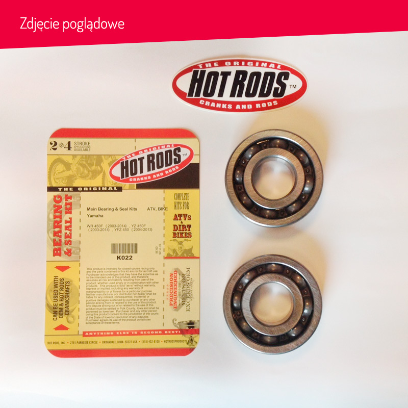 HOT RODS Crankshaft Bearings HONDA CR 125 (90-97)