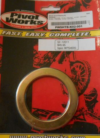 Axial bearing of the spring of the rear (central) shock absorber PIVOT WORKS 8-PWSHTBK02001